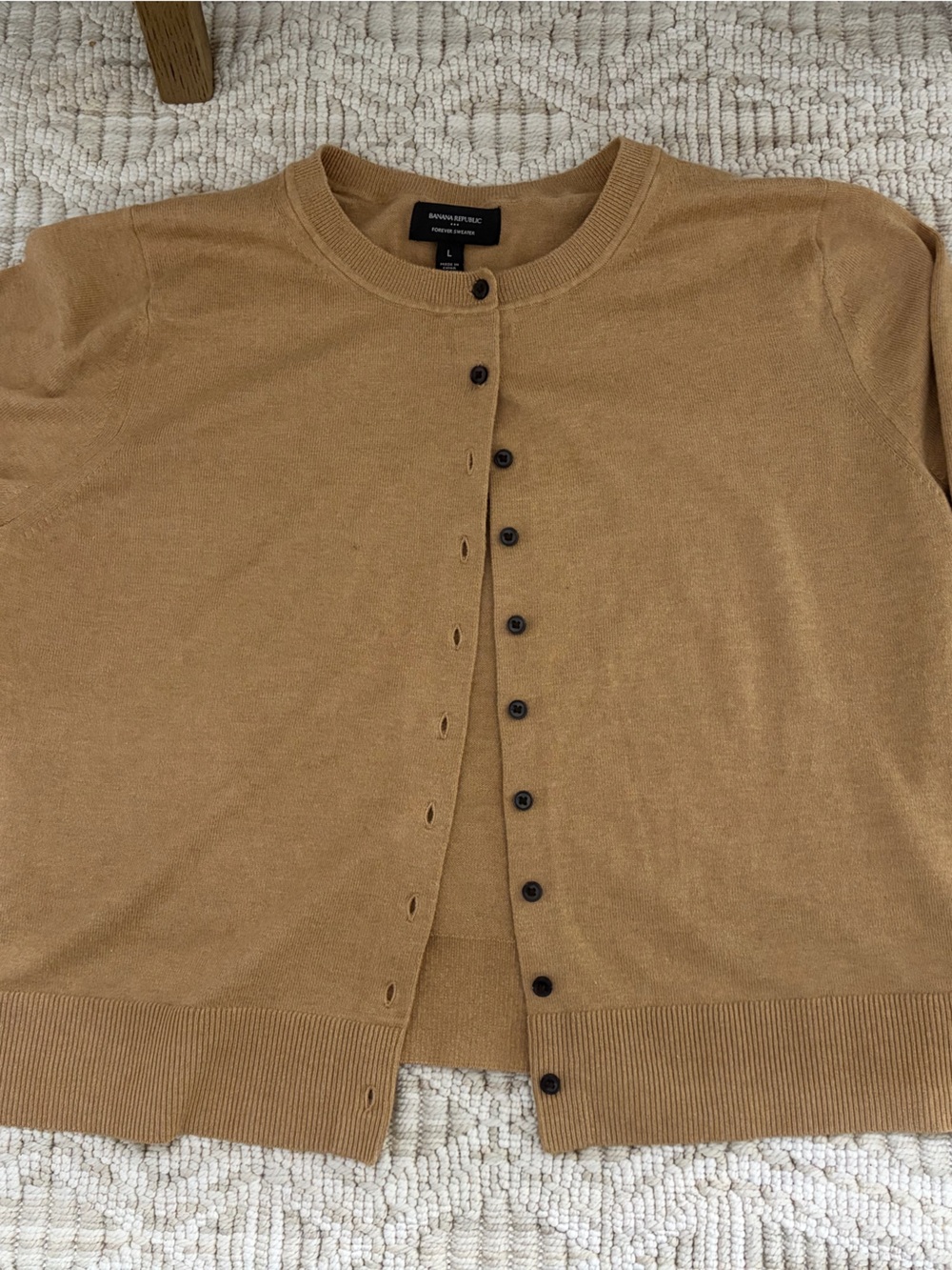 Banana Republic Women's Camel/Tan Button-Front Cardigan